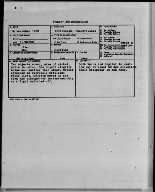 First page of 1956.11 - 7073830 - Pittsburgh, Pennsylvania