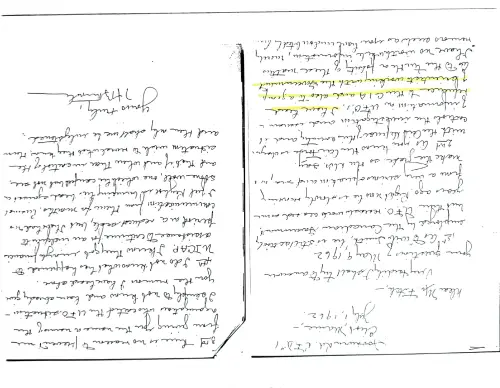 First page of Admiral Herbert Knowles