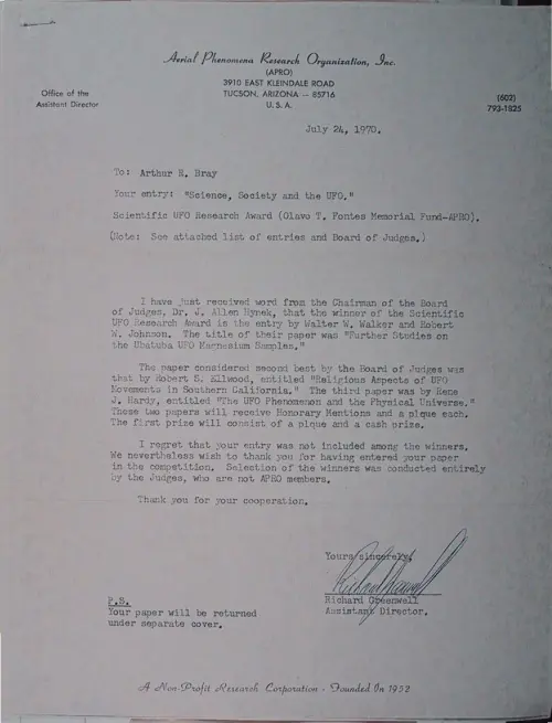 First page of Wilbert Smith Archives Files Box 1130 05 1130-05-p038