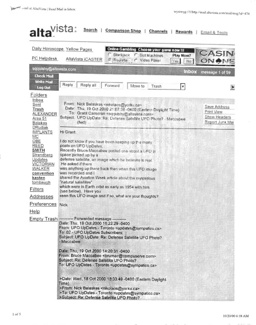 First page of Eisenhower Satellites 4