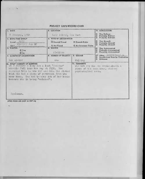 First page of 1960.01 - 6967890 - Long Island, New York
