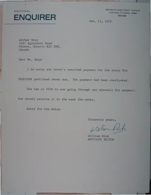 First page of Wilbert Smith Archives Files Box 1131 07 1131-07-p010
