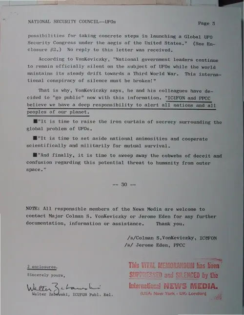 First page of Wilbert Smith Archives Files Box 1130 21 1130-21-p032