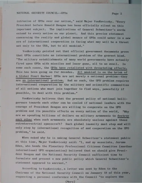 First page of Wilbert Smith Archives Files Box 1130 21 1130-21-p042