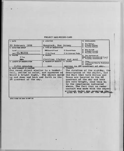 First page of 1956.02 - 7340640 - Bongrock, New Jersey