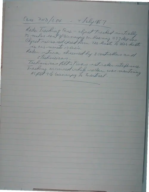 First page of Wilbert Smith Archives Files Box 1131 06 1131-06-p007