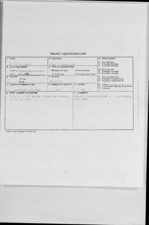 First page of 1957.07 - 6963945 - Glen Burnie, Md