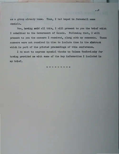 First page of Wilbert Smith Archives Files Box 1130 21 1130-21-p247