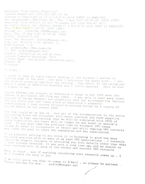 First page of Canada Smith -Observer
