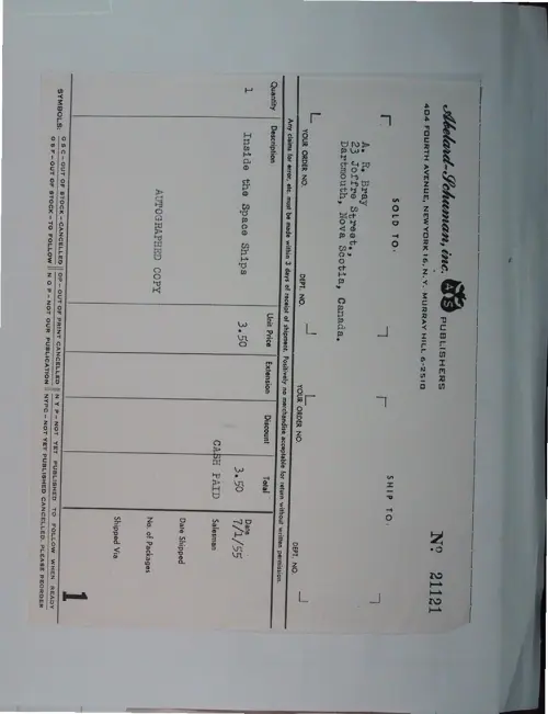 First page of Wilbert Smith Archives Files Box 1130 04 1130-04-p086