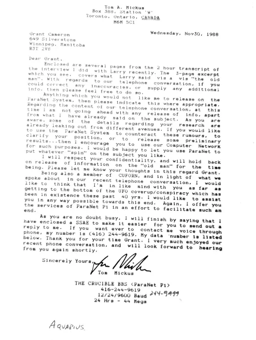 First page of Tom mickus 3