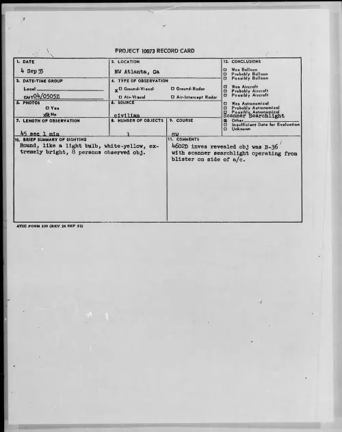 First page of 1955.09 - 7339207 - NW Atlanta, Ga