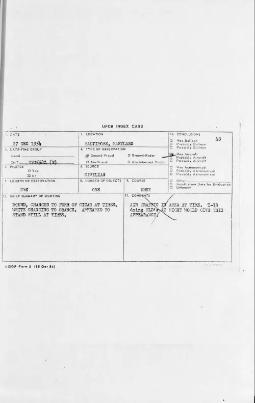 First page of 1954.12 - 6964506 - BALTIMORE, MARYLAND