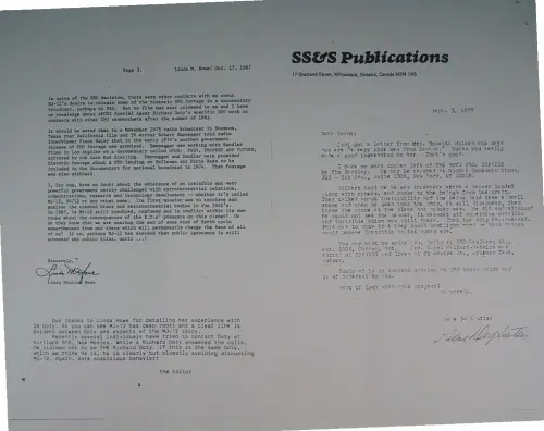 First page of Wilbert Smith Archives Files Box 1131 02 1131-02-p061