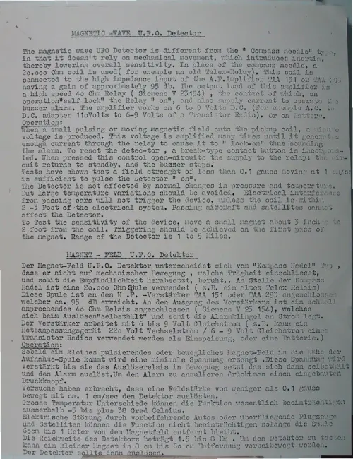 First page of Wilbert Smith Archives Files Box 1130 20 1130-20-p020