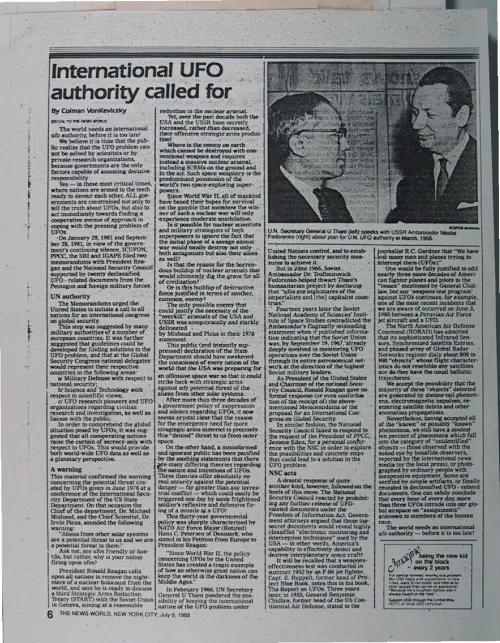 First page of Wilbert Smith Archives Files Box 1130 21 1130-21-p022