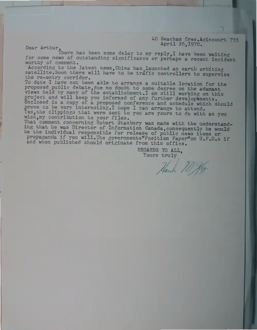 First page of Wilbert Smith Archives Files Box 1131 01 1131-01-p036