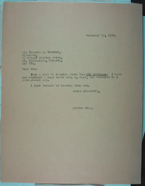 First page of Wilbert Smith Archives Files Box 1131 12 1131-12-p001