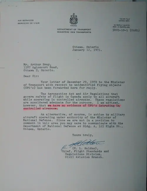 First page of Wilbert Smith Archives Files Box 1130 18 1130-18-p085