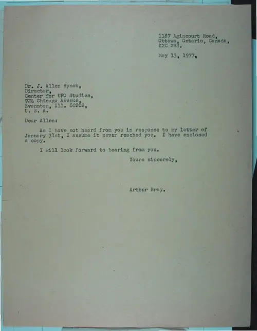 First page of Wilbert Smith Archives Files Box 1131 19 1131-19-p031