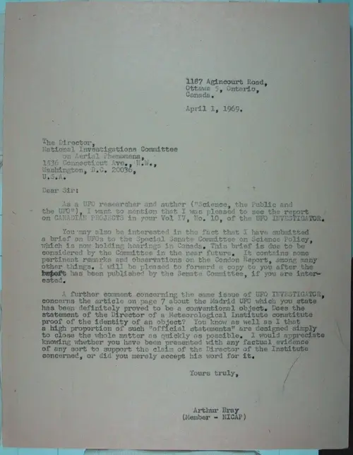 First page of Wilbert Smith Archives Files Box 1131 08 1131-08-p020