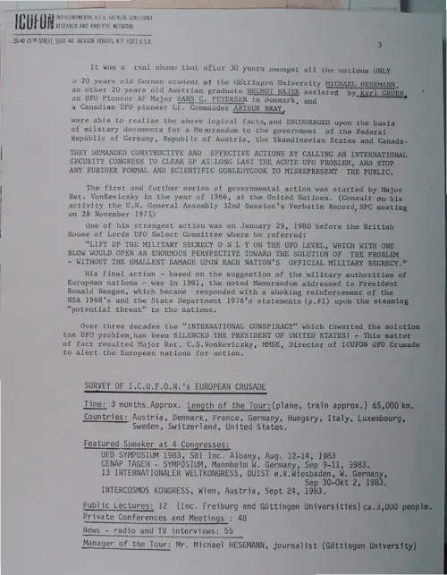 First page of Wilbert Smith Archives Files Box 1130 21 1130-21-p230