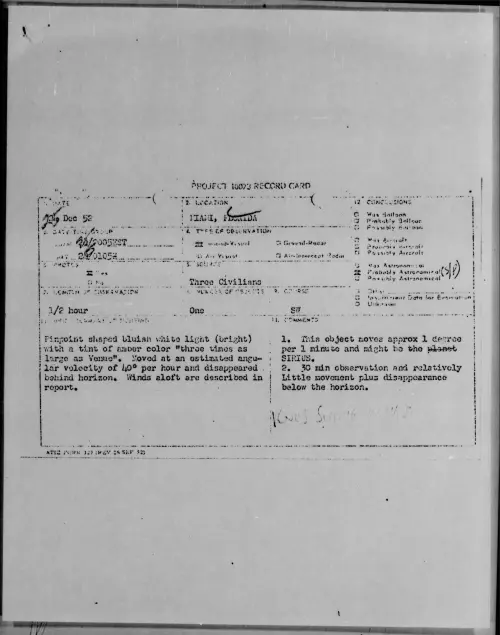 First page of 1952.12 - 9170645 - MIAMI, FLORIDA