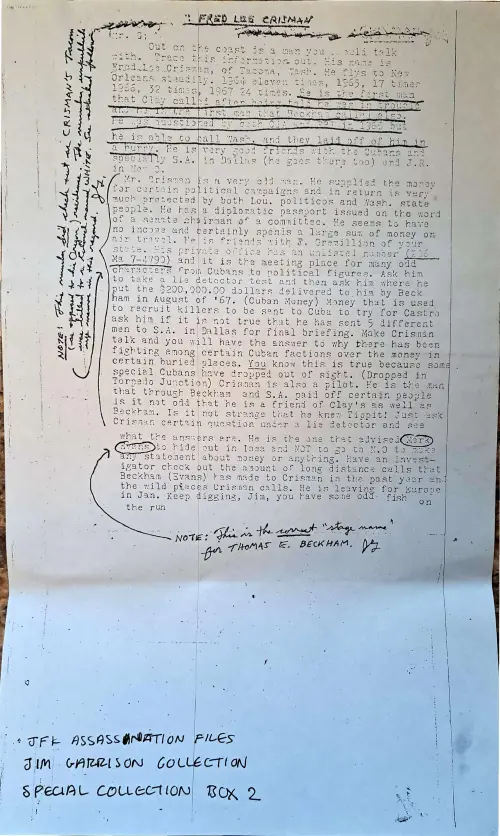 First page of Truman Maury Island