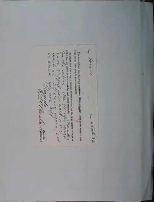 First page of Wilbert Smith Archives Files Box 1130 05 1130-05-p010