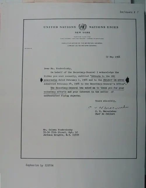 First page of Wilbert Smith Archives Files Box 1130 21 1130-21-p168