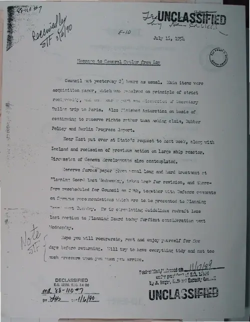 First page of Wilbert Smith Archives Files Box 1131 03 1131-03-p143