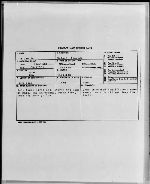 First page of 1958.01 - 6972839 - Deland, Florida