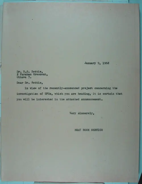First page of Wilbert Smith Archives Files Box 1131 06 1131-06-p069