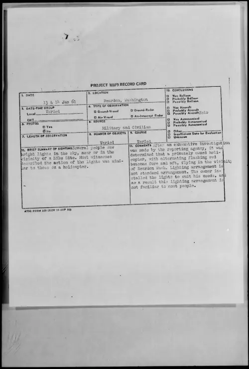 First page of 1961.01 - 8621736 - Reardon, Washington