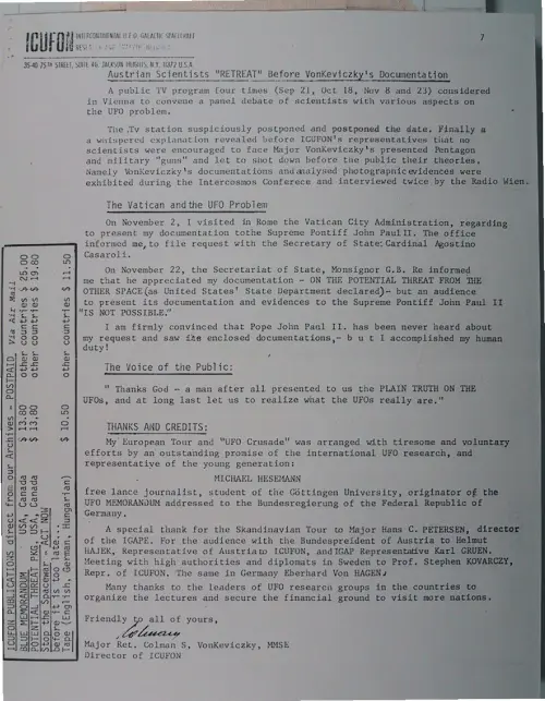 First page of Wilbert Smith Archives Files Box 1130 21 1130-21-p234