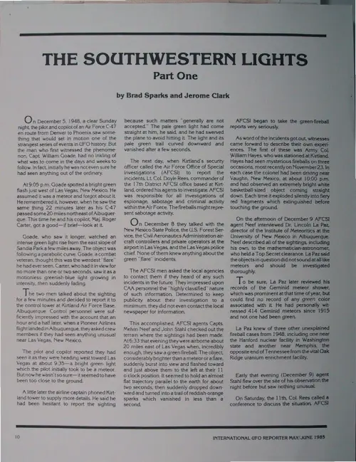 First page of Wilbert Smith Archives Files Box 1130 16 1130-16-p006