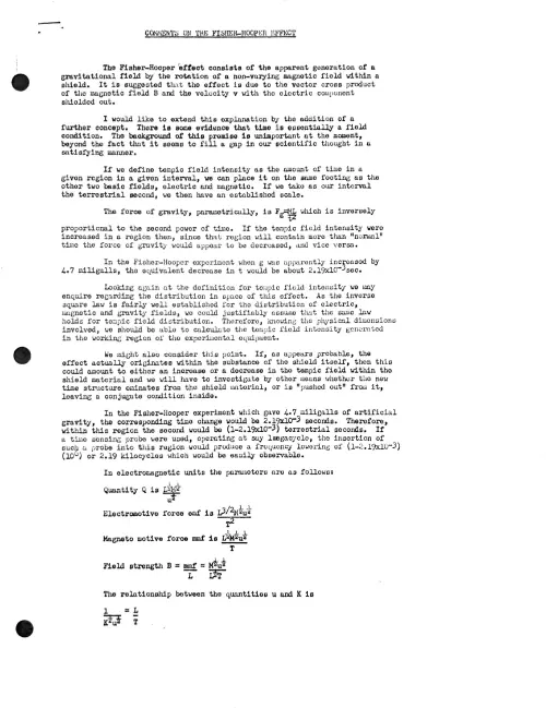 First page of Canada Smith Writings 1