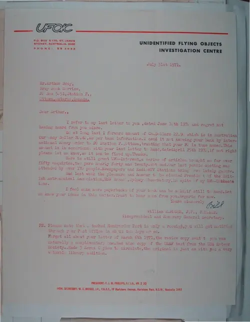 First page of Wilbert Smith Archives Files Box 1131 04 1131-04-p019