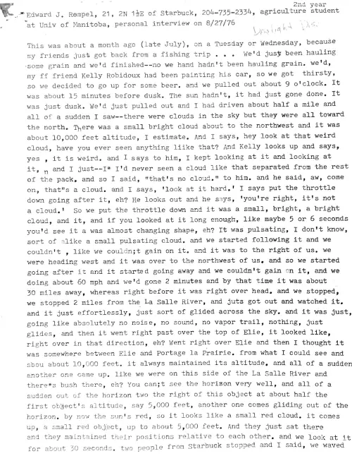 First page of Natl Enquirer Bob Pratt repel interview