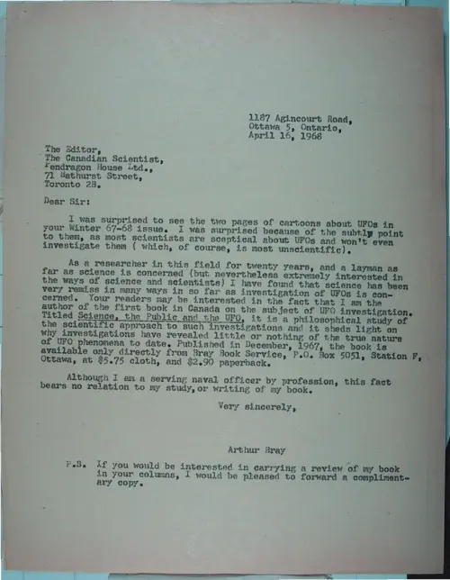 First page of Wilbert Smith Archives Files Box 1131 07 1131-07-p058