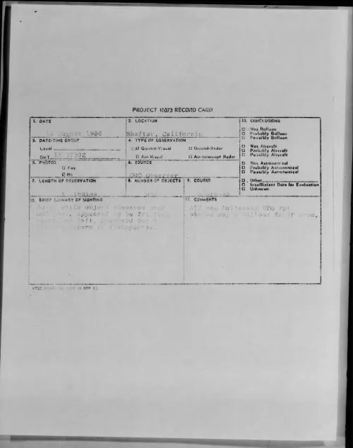 First page of 1956.08 - 7069391 - Shafter, California