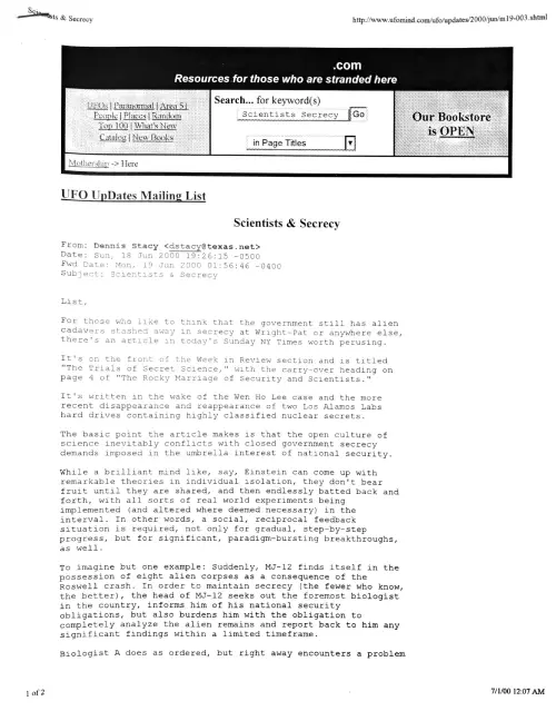 First page of Security 3