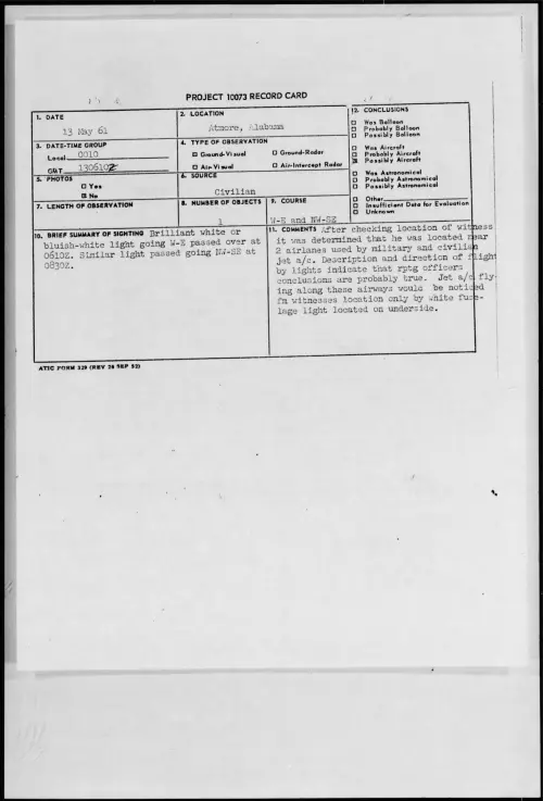 First page of 1961.05 - 8683242 - Atmore, Alabama