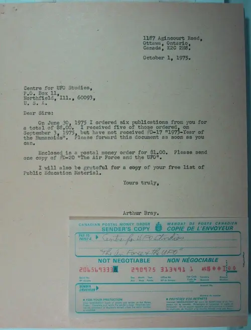 First page of Wilbert Smith Archives Files Box 1130 10 1130-10-p127