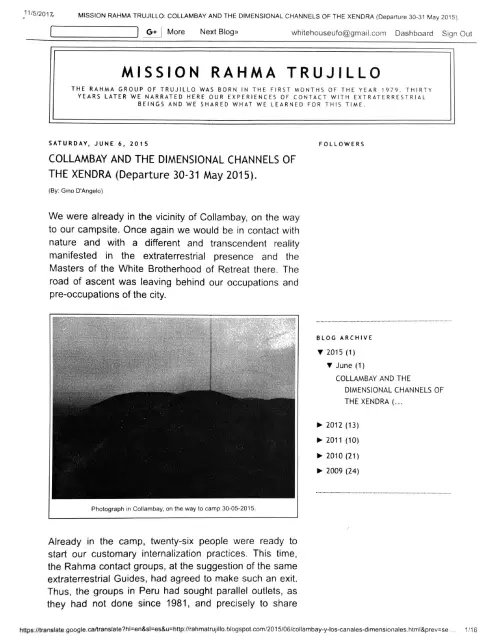 First page of Mission Rahma 1