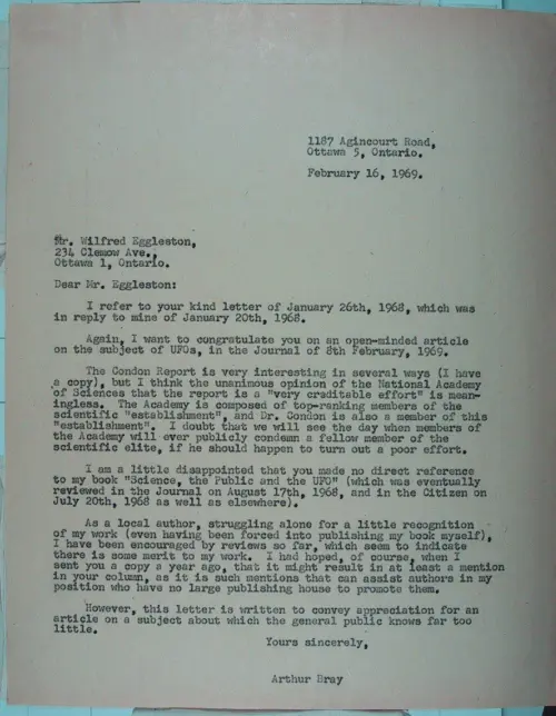 First page of Wilbert Smith Archives Files Box 1131 07 1131-07-p046