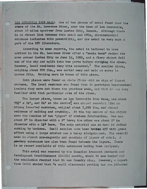 First page of Wilbert Smith Archives Files Box 1131 19 1131-19-p016