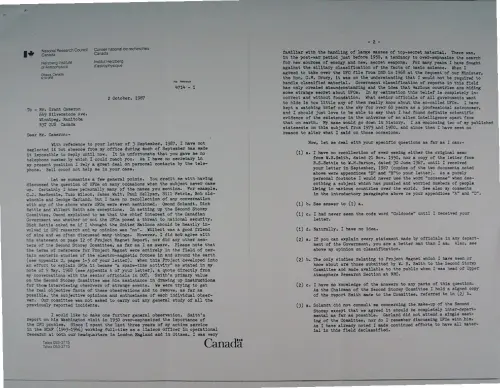 First page of Wilbert Smith Archives Files Box 1131 10 1131-10-p013