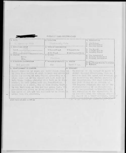 First page of 1960.11 - 8238627 - Cincinnati, Ohio