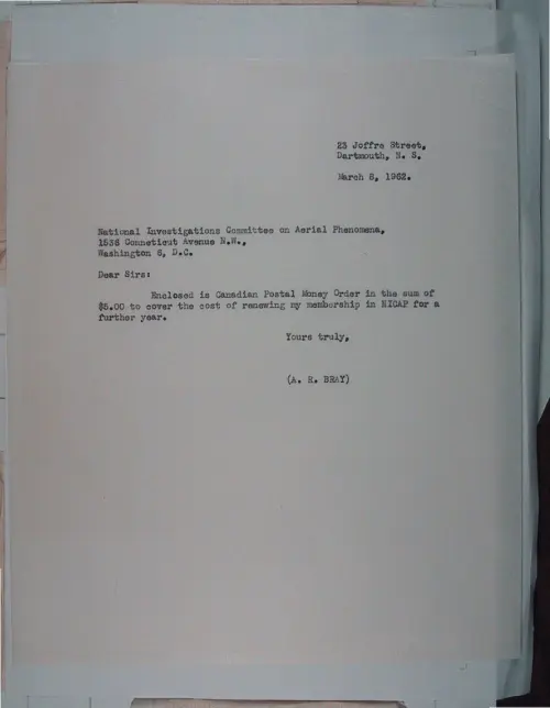 First page of Wilbert Smith Archives Files Box 1131 08 1131-08-p029